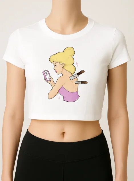 Barbie Beyaz Crop
